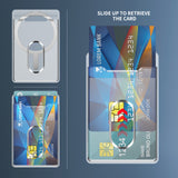 M91 Vertical Card Magnetic Ring, Dual SIM PC Scratch-Resistant, High Translucent Nude Mobile Phone Case Accessories, Magnetic Attraction, Suitable For Apple and Samsung