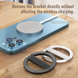 M97 MagSafe Portable Holder for iPhone 16 15 14 13 12- Magnetic Zinc Alloy Rotating Desktop Phone Holder