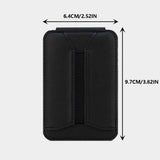 M102 Foldable MagSafe Wallet Magnetic Card Wallet Holder Strong Adsorption Magnetic Stand Leather for iPhone 16 15 14 13 12 ProMax