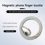 M53 Magnetic Phone Ring Holder Luxury Glitter or Skin-Feeling Magnetic Ring Double-Sided Metal for Magnet 360° Stand Phone Holder for iPhone 16 15 14 13 12