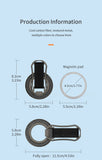M80 Magnetic Ring Buckle Phone Holder with Portable Wristband, Portable Mobile Phone Accessories, Multifunctional Mobile Phone