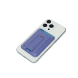 M100 Magsafe-Compatible Magnetic Stand Card Holder with Strong Adhesion, Rear ID Slot & Multi-Card Slots for Transit Cards