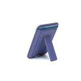 M100 Magsafe-Compatible Magnetic Stand Card Holder with Strong Adhesion, Rear ID Slot & Multi-Card Slots for Transit Cards