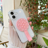 M82 Magnetic Suction Cup Phone Stand Holder Mount N52 Strong Magnets & Silicone Grip Hands-Free For Magsafe