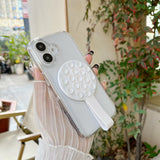 M82 Magnetic Suction Cup Phone Stand Holder Mount N52 Strong Magnets & Silicone Grip Hands-Free For Magsafe