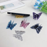 [MOQ 100/ color ] Kapuda  ABS Butterfly Wing Shaped Folding Stand, Silver/Black/Green/Pink/Purple, Creative Electroplated Mobile Phone Holder