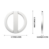 M97 MagSafe Portable Holder for iPhone 16 15 14 13 12- Magnetic Zinc Alloy Rotating Desktop Phone Holder