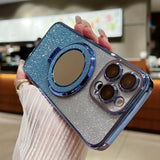 [MOQ 100/ color ] Kapuda Glitter mirror magnet phone holder/phone grip/phone cradle , universal