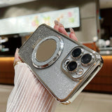 [MOQ 100/ color ] Kapuda Glitter mirror magnet phone holder/phone grip/phone cradle , universal