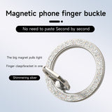 M53 Magnetic Phone Ring Holder Luxury Glitter or Skin-Feeling Magnetic Ring Double-Sided Metal for Magnet 360° Stand Phone Holder for iPhone 16 15 14 13 12