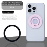 M88 Double-Sided Magnetic Liquid Silicone Ring Phone Holder- Instant Snap, Stay Ahead, UltraGrip Magnet, Shake-Proof, Wireless Charging Without Removing the Ring