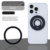 M88 Double-Sided Magnetic Liquid Silicone Ring Phone Holder- Instant Snap, Stay Ahead, UltraGrip Magnet, Shake-Proof, Wireless Charging Without Removing the Ring