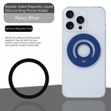 M88 Double-Sided Magnetic Liquid Silicone Ring Phone Holder- Instant Snap, Stay Ahead, UltraGrip Magnet, Shake-Proof, Wireless Charging Without Removing the Ring