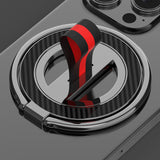 360° rotation phone ring holder,foldable magnetic phone stand,stylish phone grip with click sound