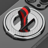 360° rotation phone ring holder,foldable magnetic phone stand,stylish phone grip with click sound