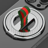 360° rotation phone ring holder,foldable magnetic phone stand,stylish phone grip with click sound