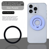 M88 Double-Sided Magnetic Liquid Silicone Ring Phone Holder- Instant Snap, Stay Ahead, UltraGrip Magnet, Shake-Proof, Wireless Charging Without Removing the Ring